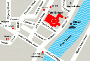 Tate Britain Map